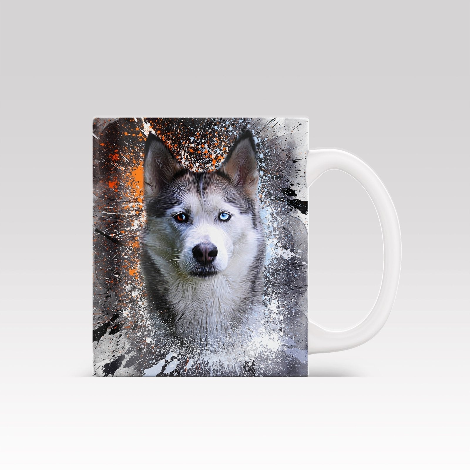 Watercolor Grafitti - Custom Mug - 1 Pet - Furr and Family