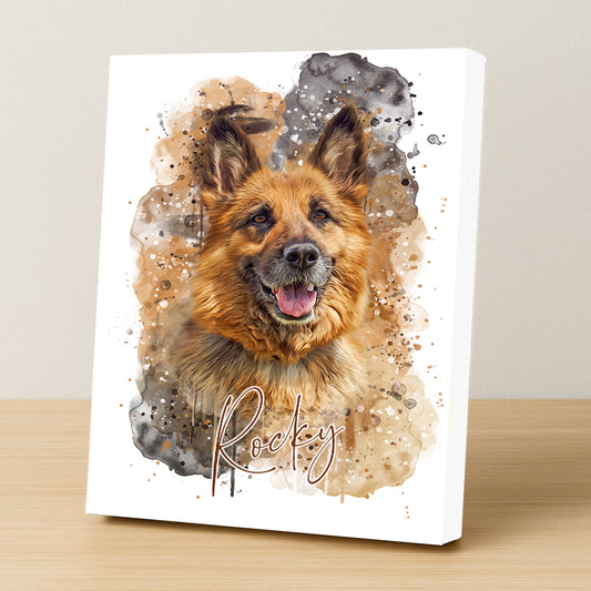 Watercolor Custom Pet Portrait
