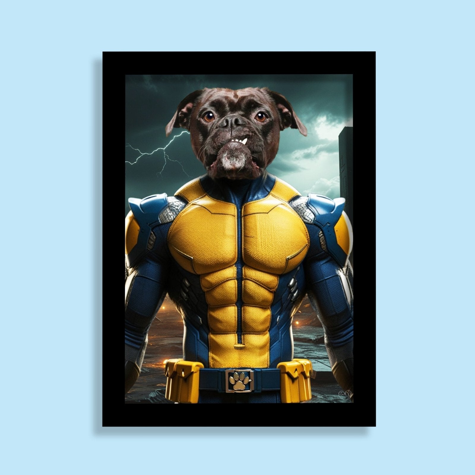 Woof verine - Custom Pet Portrait - 1 Pet - Furr and Family