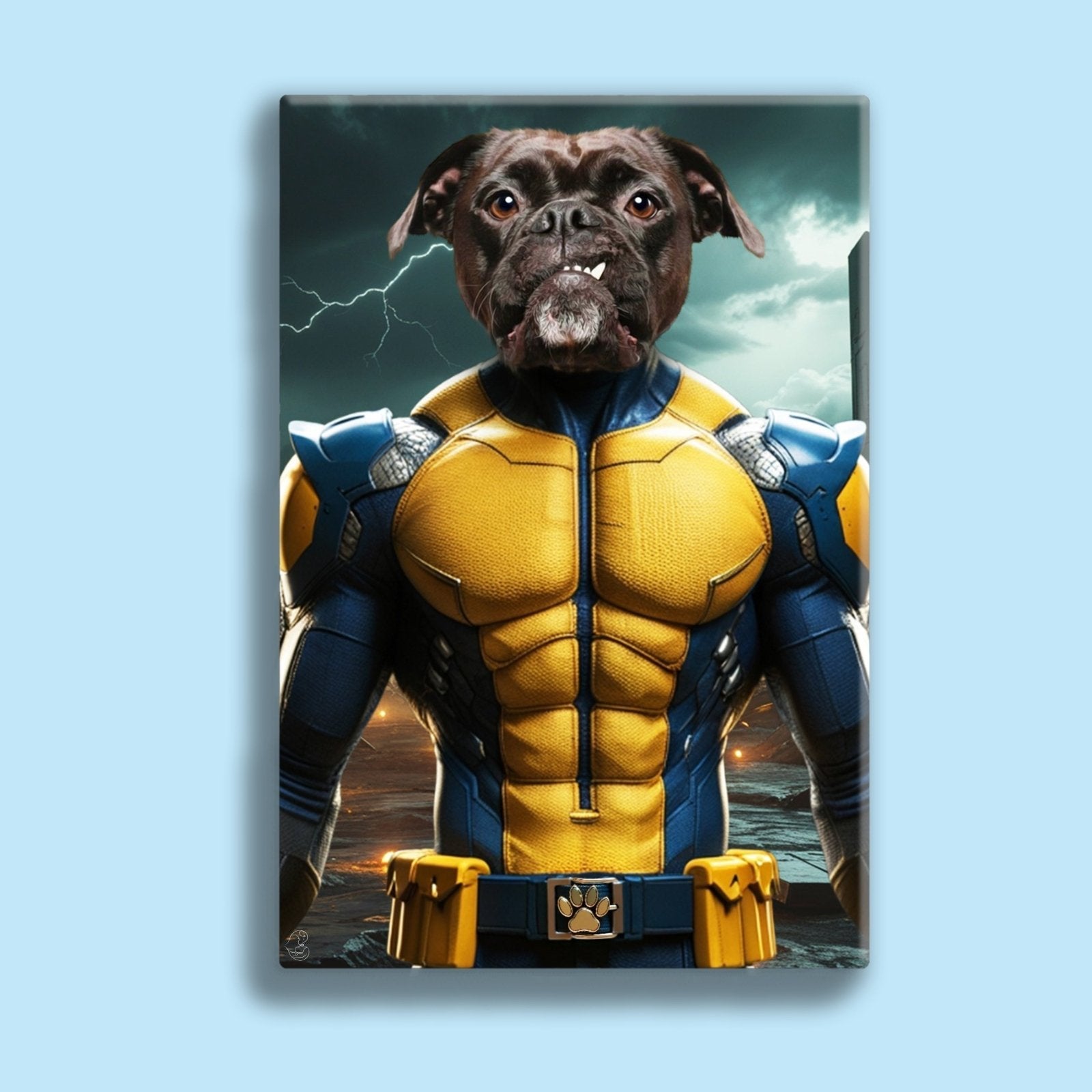 Woof verine - Custom Pet Portrait - 1 Pet - Furr and Family