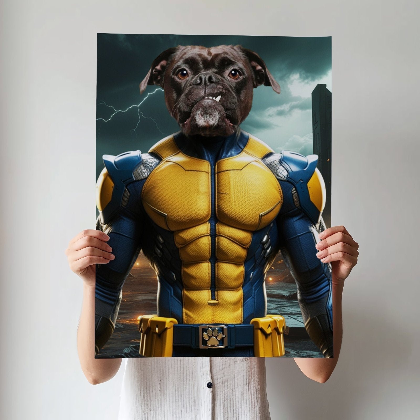 Woof verine - Custom Pet Portrait - 1 Pet - Furr and Family