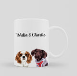 Modern Pet Vector - Custom Mug - 1 Pet - Furr and Family