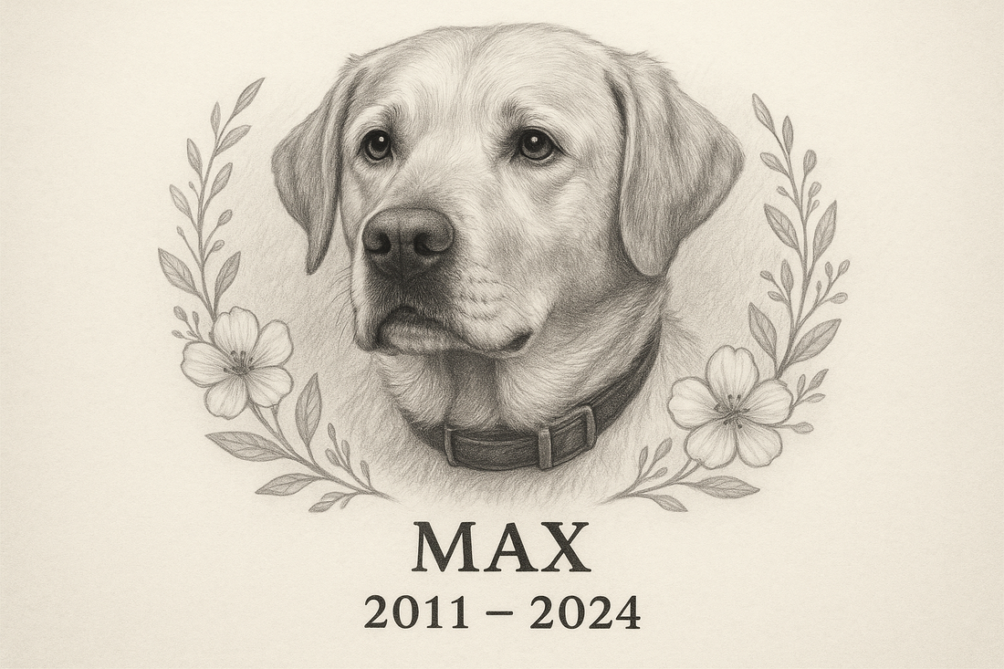 Pet Portraits as Memorials: Honoring a Beloved Pet After Loss