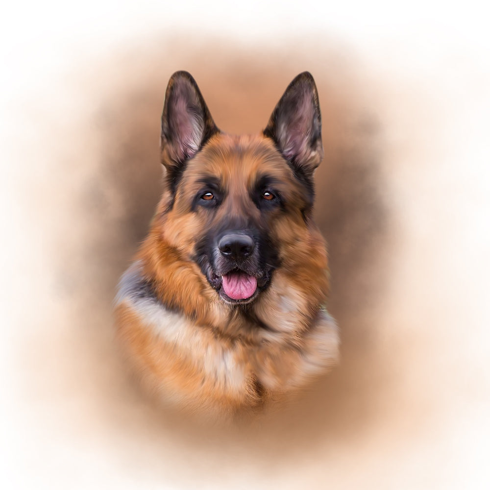 Capturing Your Dog's Personality in a Brush Painting Portrait