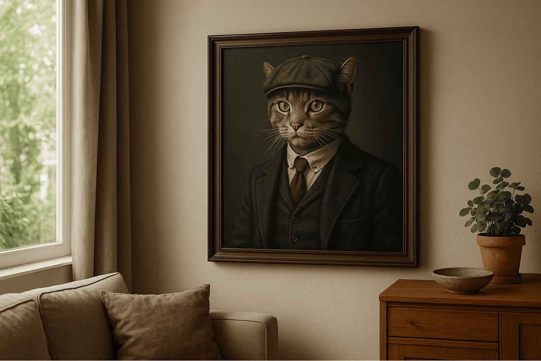 Peaky Blinders Pet Portraits: Moody, Gritty, and Stylish