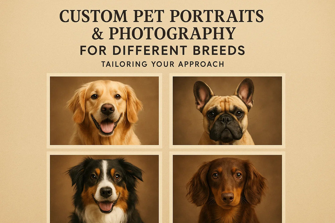 Custom Pet Portraits & Photography for Different Breeds: Tailoring Your Approach