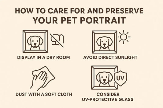 How to Care for and Preserve Your Pet Portrait