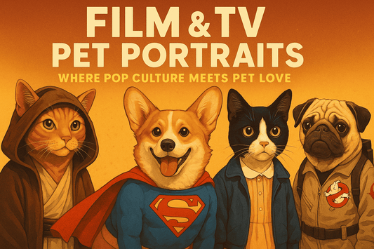 Film & TV Pet Portraits: Where Pop Culture Meets Pet Love