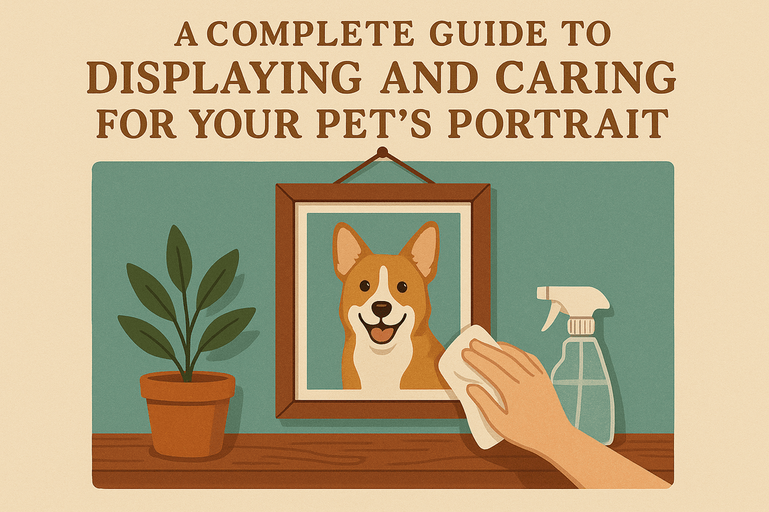 A Complete Guide to Displaying and Caring for Your Pet's Portrait - Furr and Family