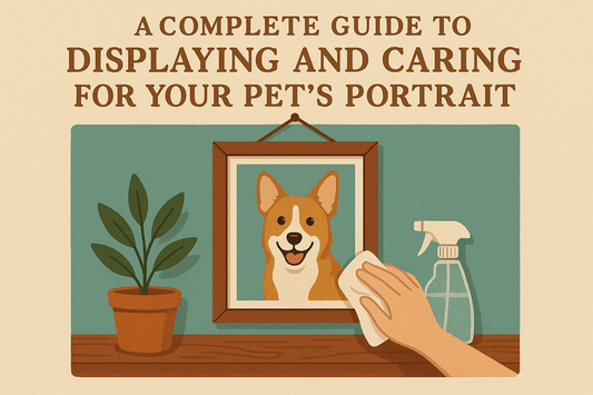 A Complete Guide to Displaying and Caring for Your Pet's Portrait - Furr and Family