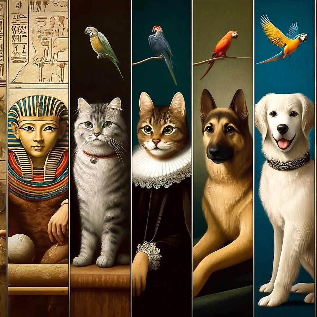 A History of Pet Portraits 19,000 Years Ago - Furr and Family