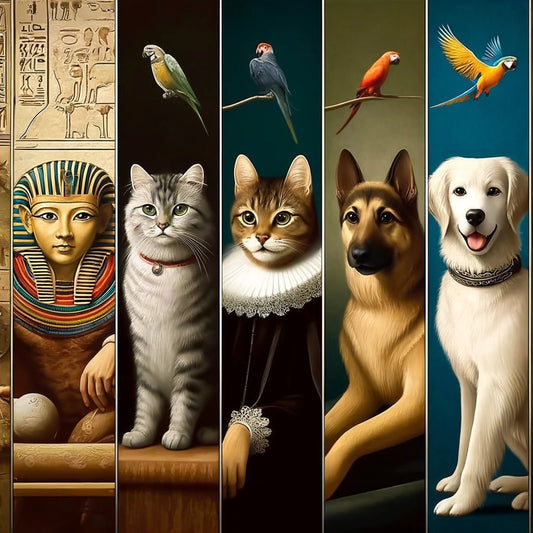 A History of Pet Portraits 19,000 Years Ago - Furr and Family