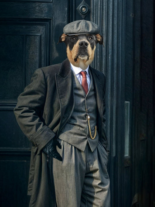 By Order of the Peaky Blinders - Pet Portrait - Furr and Family