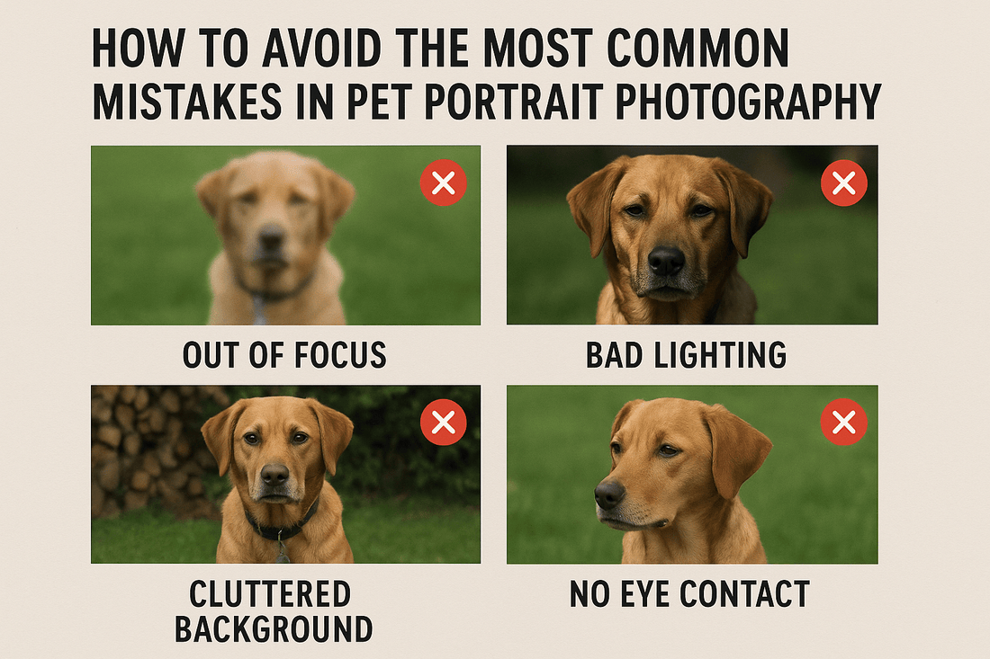 How to Avoid the Most Common Mistakes In Pet Portrait Photography - Furr and Family