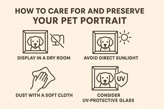How to Care for and Preserve Your Pet Portrait - Furr and Family