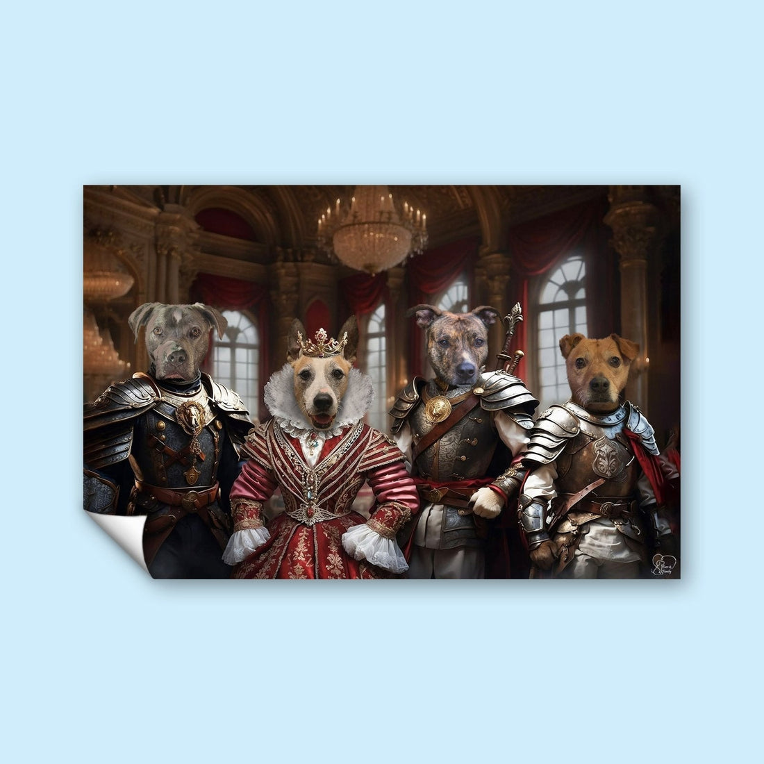 Multi-Pet Portraits | Custom Artwork for All Your Pets - Furr and Family