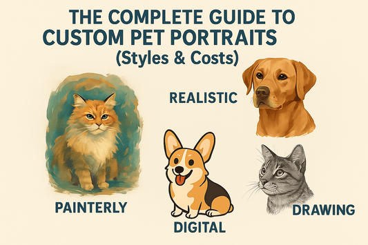 The Complete Guide to Custom Pet Portraits: Styles & Costs - Furr and Family