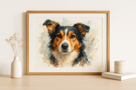 Watercolor Custom Pet Portraits: Soft, Dreamy, and Timeless - Furr and Family