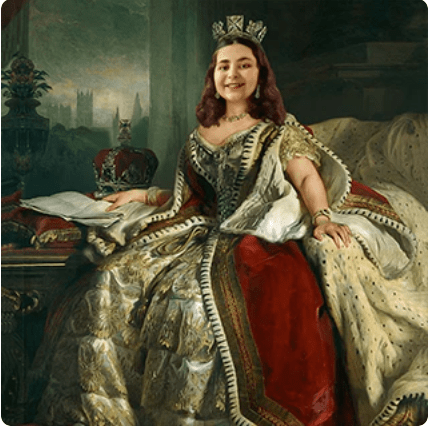 FOR HER PORTRAITS FOR A QUEEN