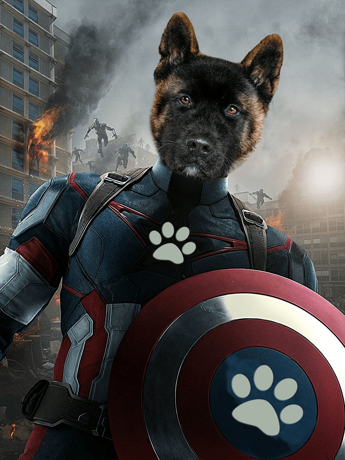 Superhero Pet Portraits - Furr and Family - Furr and Family