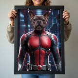 The Ant Man inspired - Custom Pet Portrait