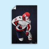 Custom Pet Portrait in Ice Hockey Jersey – Personalized Sports-Themed Pet Art