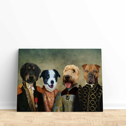 Military Family- Custom Pet Canvas - Furr and Family