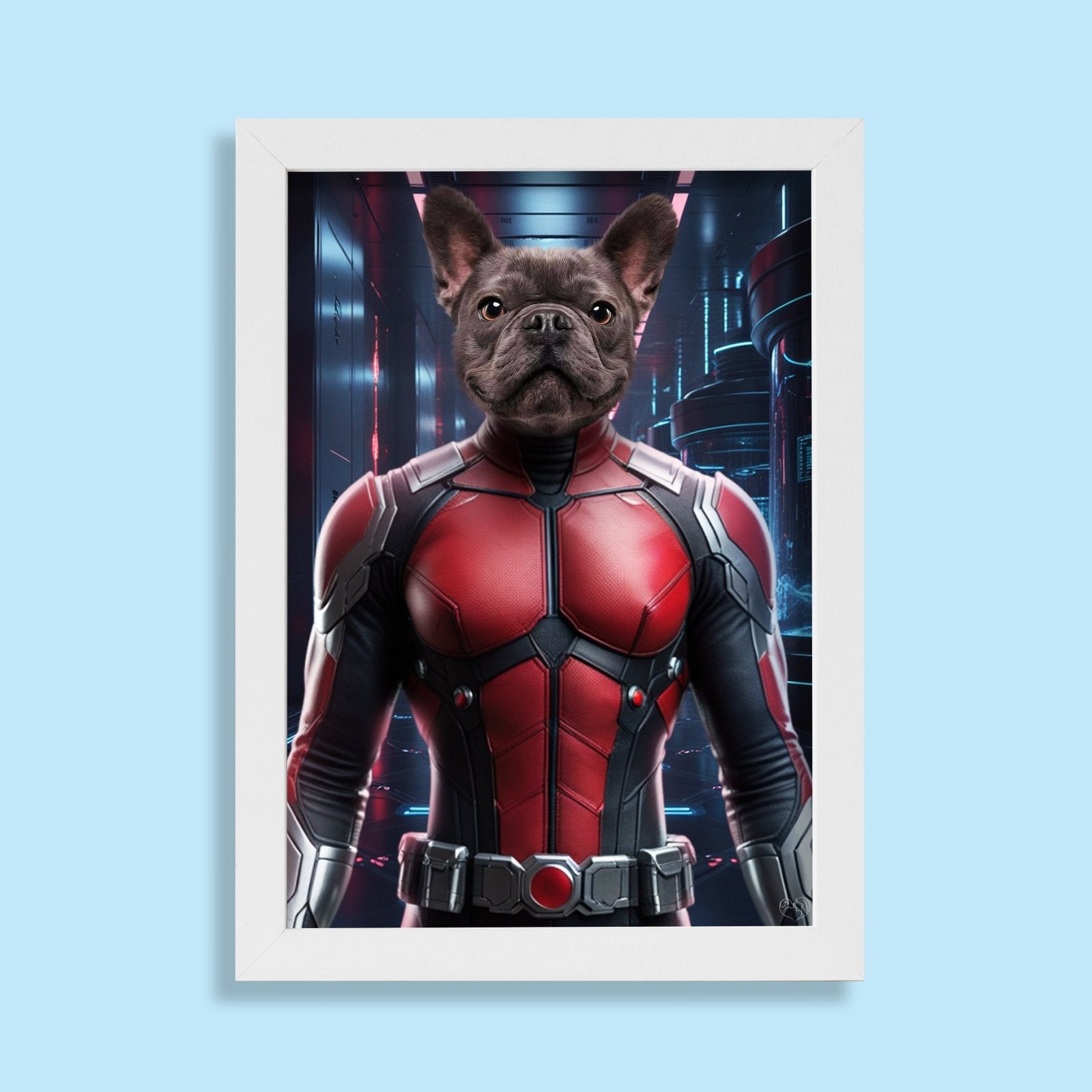 The Ant Man inspired - Custom Pet Portrait - 1 Pet - Furr and Family