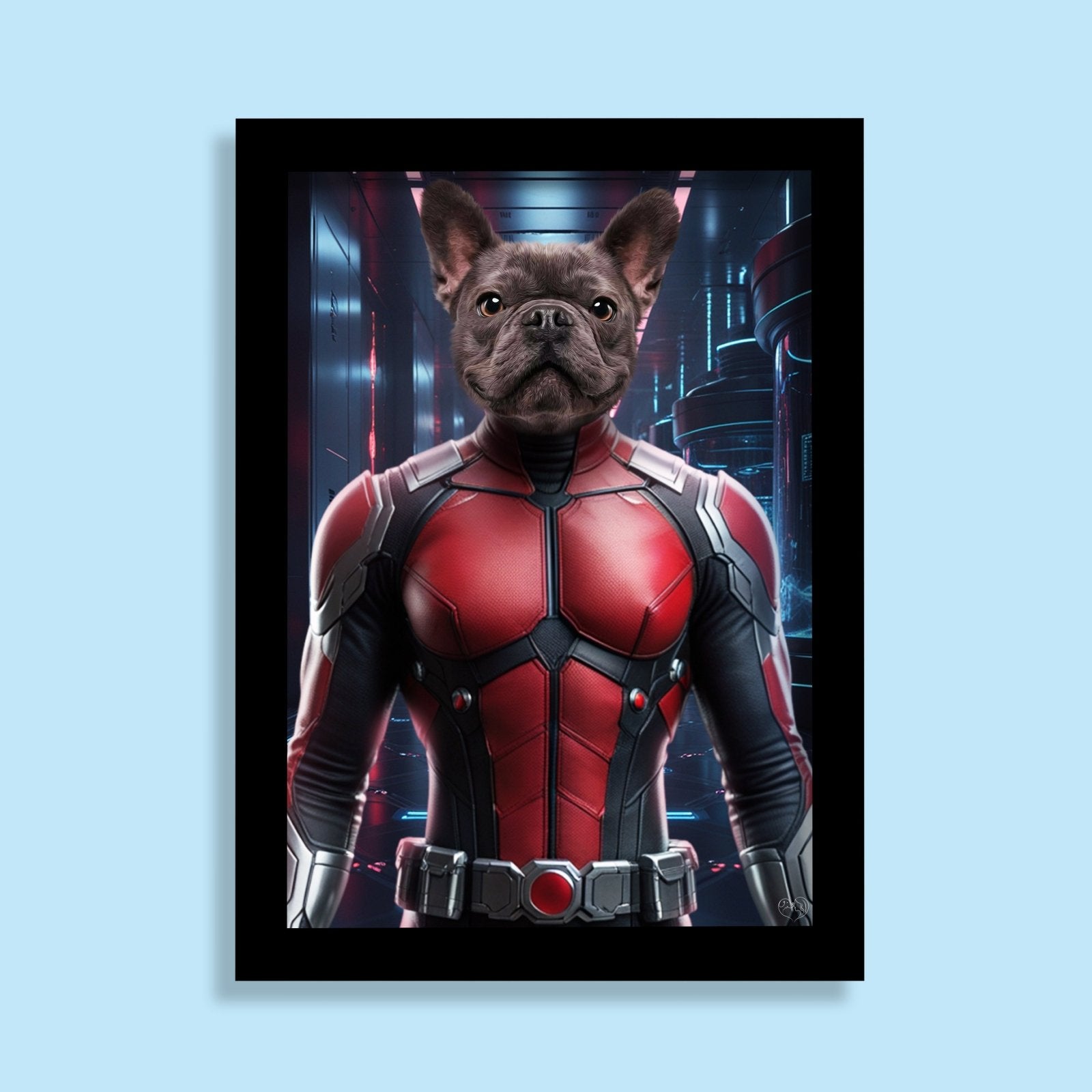 The Ant Man inspired - Custom Pet Portrait - 1 Pet - Furr and Family