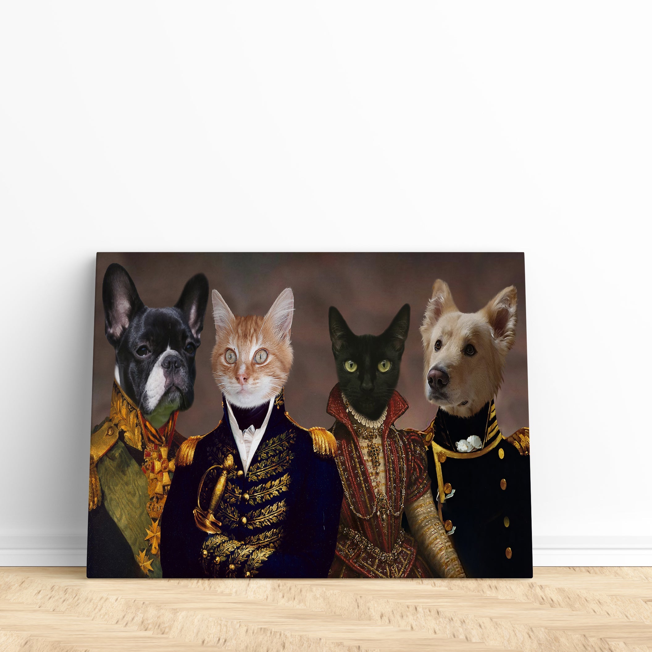Royal Squad - Custom Pet Canvas - Furr and Family