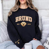Custom Pet Portrait Floral Applique Embroidered Sweatshirt Hoodie T-shirt
