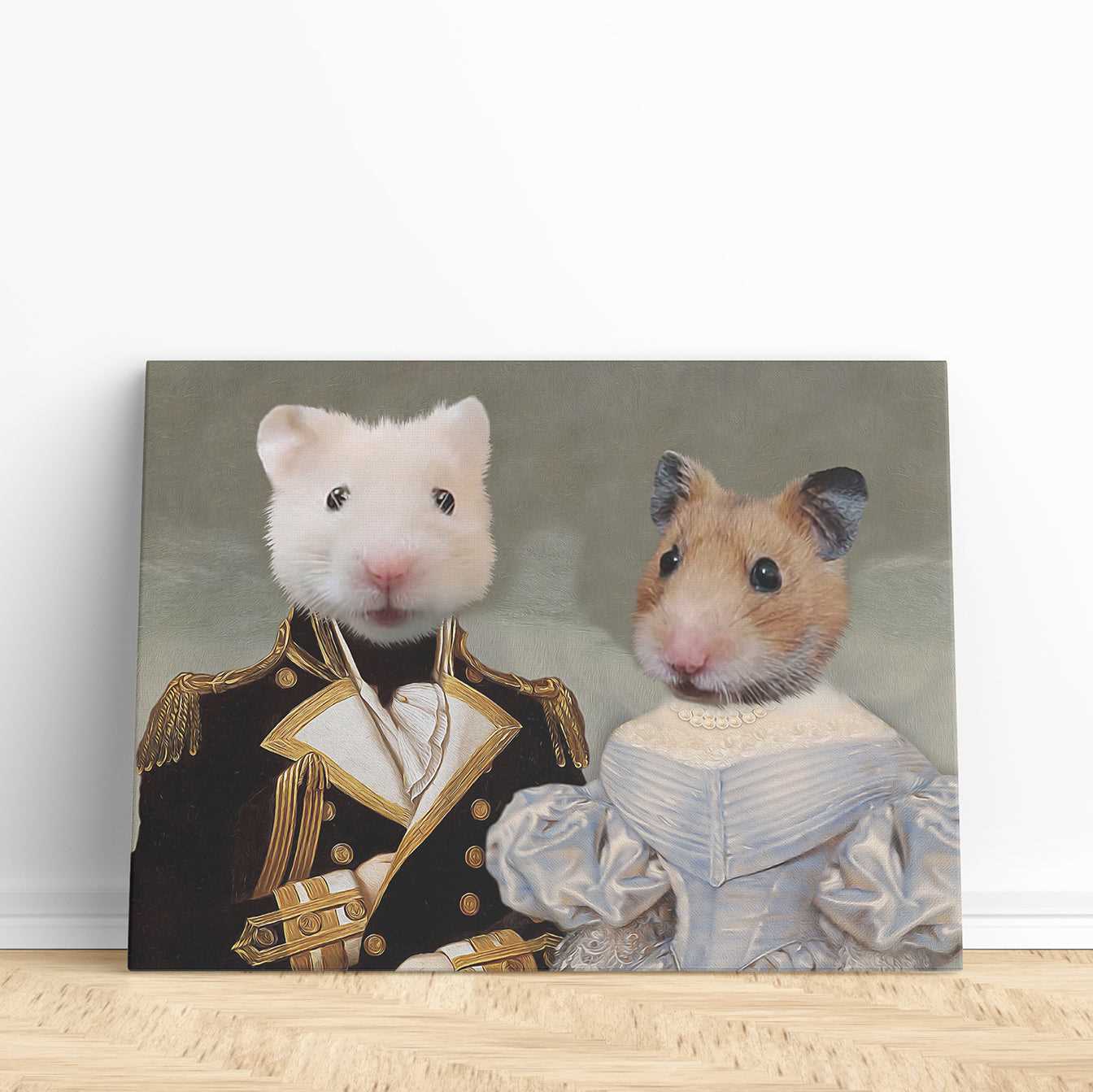 Captain & Lady - Custom Pet Canvas