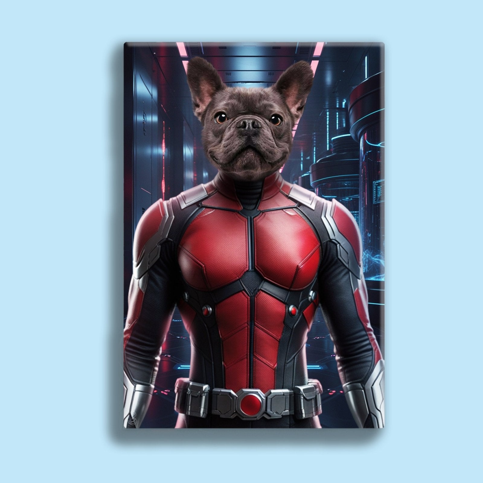 The Ant Man inspired - Custom Pet Portrait - 1 Pet - Furr and Family