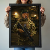 Custom British Special Force Pet Portrait | UK Military