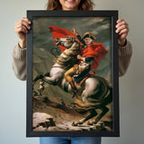 Custom Napoleon Royal Portrait – Human on Horse with Red Cape