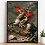 Custom Napoleon Royal Portrait – Human on Horse with Red Cape
