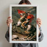 Custom Napoleon Royal Portrait – Human on Horse with Red Cape