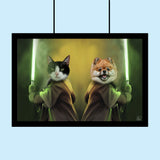 Jedi Paws – Galactic Multi-Pet Portrait