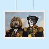 Majestic Generals – Custom Multi-Pet Portrait