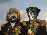 Majestic Generals – Custom Multi-Pet Portrait