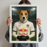 Custom Leeds United Pet Portrait