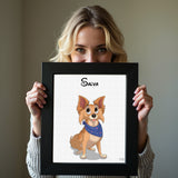 Disney Pet Art Style - Custom Pet Portrait