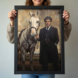 Peaky Blinders – Vintage Gangster Style Human Portarit