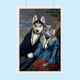 Victorian Companions – Custom Multi-Pet Portrait