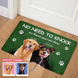 Custom Dog Photo Doormat: Personalized Pet Welcome Mat