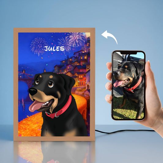 Magical Light LED Pet Portrait