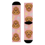 Cute Dog Pattern Crew Socks | Pet Lover Gift | Fun & Comfortable Socks