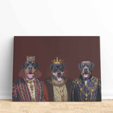 The Royal Family 3 - Custom Pet Canvas