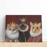 The Royal Family 2 - Custom Pet Canvas