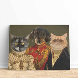 The Royal Family 5- Custom Pet Canvas